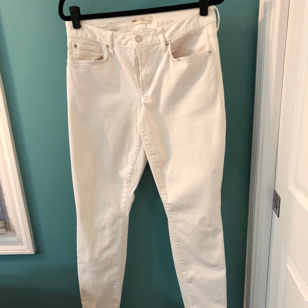 Gap Curvy Skinny 1969 White Jeans 31 LONG